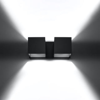 Applique Murale Noire en Aluminium – Applique Murale Moderne | Luminaire d'Accent Contemporain
