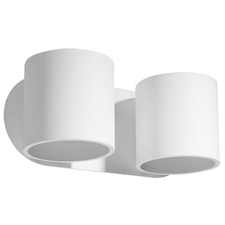 Applique Murale Moderne – Lampe Cylindrique Blanche | Applique Minimaliste par Lumavera