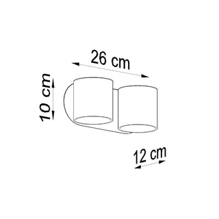Applique Murale Moderne – Lampe Cylindrique Blanche | Applique Minimaliste par Lumavera
