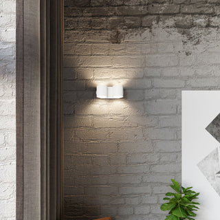 Applique Murale Moderne – Lampe Cylindrique Blanche | Applique Minimaliste par Lumavera