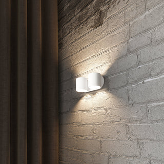 Applique Murale Moderne – Lampe Cylindrique Blanche | Applique Minimaliste par Lumavera