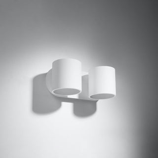 Applique Murale Moderne – Lampe Cylindrique Blanche | Applique Minimaliste par Lumavera
