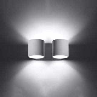 Applique Murale Moderne – Lampe Cylindrique Blanche | Applique Minimaliste par Lumavera