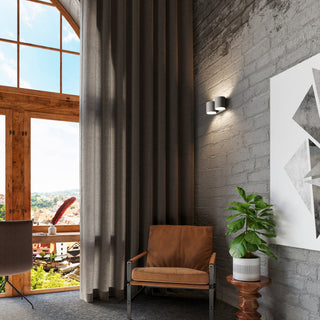 Applique murale en aluminium gris – Applique murale moderne | Luminaire de salon