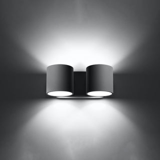 Applique murale en aluminium gris – Applique murale moderne | Luminaire de salon