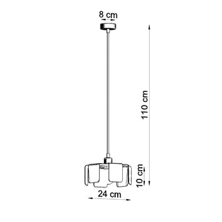 Suspension industrielle – Luminaire ajouré en fil d'acier noir pour éclairage de salle à manger