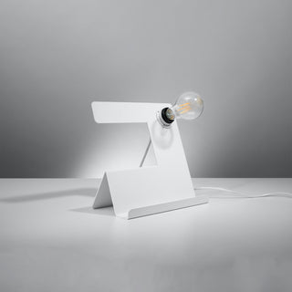 White Steel Desk Lamp – Adjustable Modern Designer Workspace Lighting