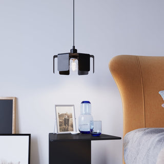 Lampe de bureau noire – Éclairage de travail design en acier avec éclairage visuel confortable