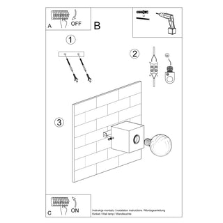 Applique murale en béton gris – Lampe murale minimaliste | Éclairage moderne par Lumavera