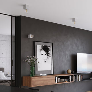 Applique murale en béton gris – Lampe murale minimaliste | Éclairage moderne par Lumavera