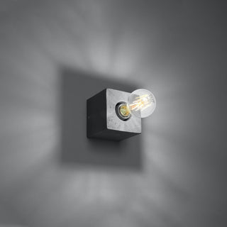 Applique murale en béton gris – Lampe murale minimaliste | Éclairage moderne par Lumavera