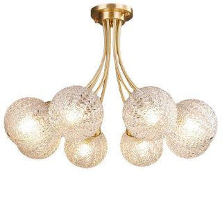 Circle metal chandelier mid century large pendant ceiling
