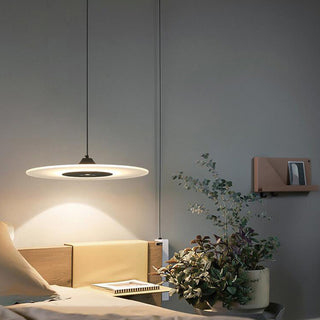 Minimal flat LED pendant lamp with Nordic style