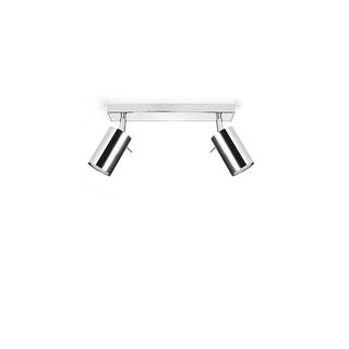 Chrome Ceiling Light – Modern Adjustable Living Room Lighting Fixture by Lumavera