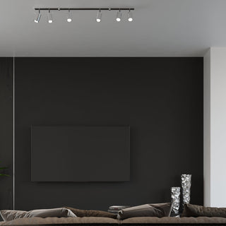 Plafonnier chromé | Luminaire moderne avec 3 spots orientables – Lumavera Lighting