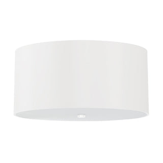 White Fabric Ceiling Light – Minimalist Modern Fixture With Soft Ambient Lighting