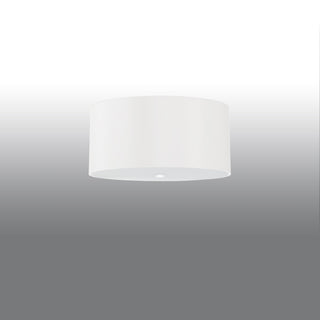 Plafonnier en tissu blanc – Luminaire moderne minimaliste avec éclairage ambiant doux