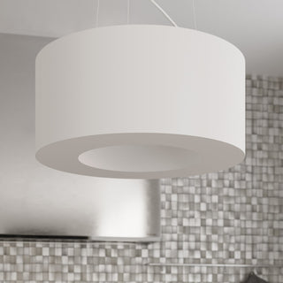 Lustre blanc minimaliste – Plafonnier moderne pour l'éclairage de salon