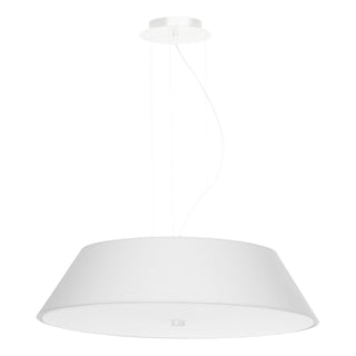 Lustre blanc minimaliste – Plafonnier moderne pour l'éclairage du salon