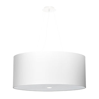 Lustre blanc minimaliste – Éclairage de salon élégant | Modèle Arvelio