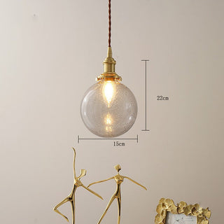 Black gold globe pendant lamp top view — elegant ceiling fixture