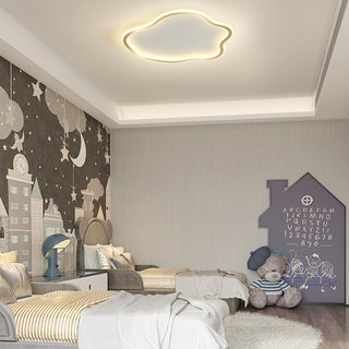 Silicone iron creative ceiling fixture, modern bedroom light