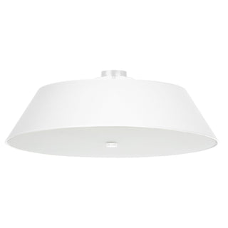 White Fabric Ceiling Light – Minimalist Living Room Lighting With Soft Ambient Glow