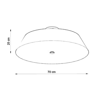 White Fabric Ceiling Light – Minimalist Living Room Lighting With Soft Ambient Glow