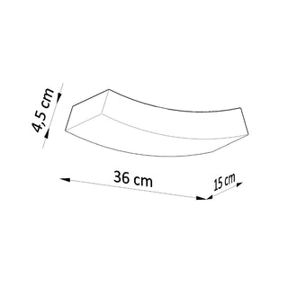 Applique murale moderne en céramique – Éclairage d'appoint en céramique blanc mat