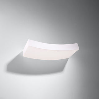 Applique murale moderne en céramique – Éclairage d'appoint en céramique blanc mat