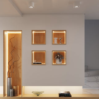 White Ceramic Ceiling Light – Modern Cube Lamp With Matte Finish Lighting