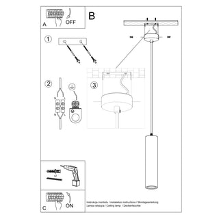 Suspension en céramique blanche – Lampe scandinave moderne avec abat-jour en céramique