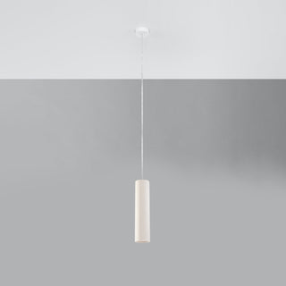 Suspension en céramique blanche – Lampe scandinave moderne avec abat-jour en céramique