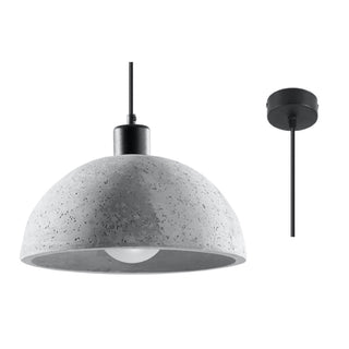 Suspension industrielle en béton – Suspension en béton gris de style urbain
