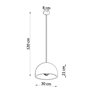 Suspension industrielle en béton – Suspension en béton gris de style urbain