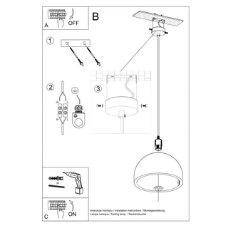 Suspension industrielle en béton – Suspension en béton gris de style urbain