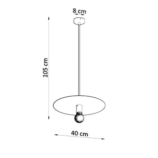 Suspension noire en acier – Luminaire suspendu de designer moderne avec éclairage ambiant chaleureux