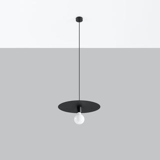Suspension noire en acier – Luminaire suspendu de designer moderne avec éclairage ambiant chaleureux