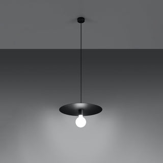 Suspension noire en acier – Luminaire suspendu de designer moderne avec éclairage ambiant chaleureux