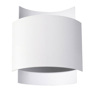 White Steel Wall Light – Modern Designer Wall Lamp with Adjustable Intensity