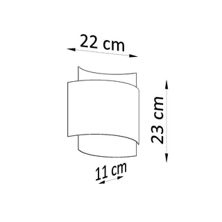 White Steel Wall Light – Modern Designer Wall Lamp with Adjustable Intensity