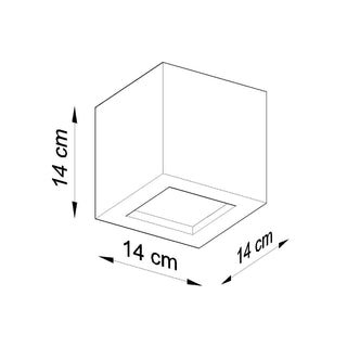 Applique Murale en Céramique Noire – Luminaire Géométrique Moderne pour un Éclairage Ambiant Chaleureux