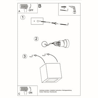 Applique Murale en Céramique Noire – Luminaire Géométrique Moderne pour un Éclairage Ambiant Chaleureux