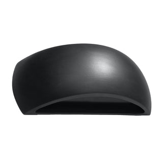 Applique murale en céramique noire – Lampe murale moderne minimaliste | Éclairage d'ambiance élégant