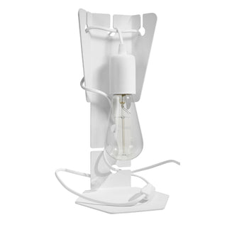 White Steel Desk Lamp – Adjustable Designer Task Lighting for Office Work