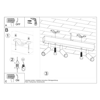 Plafonnier Orientable – Spot Moderne Noir à Tête Directable de Lumavera
