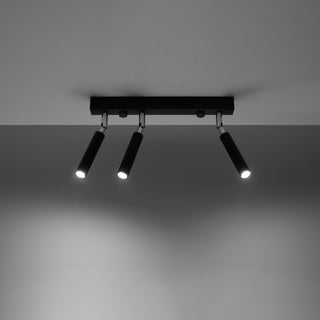 Plafonnier Orientable – Spot Moderne Noir à Tête Directable de Lumavera