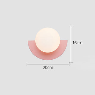 Modern colorful irregular indoor wall sconce — fixture