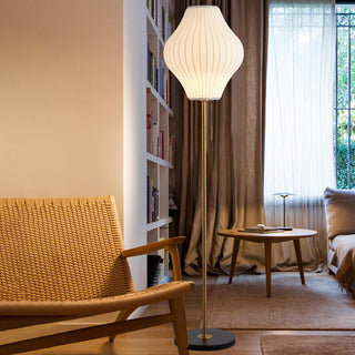 Silk white lamp setting — classic elegant wide view