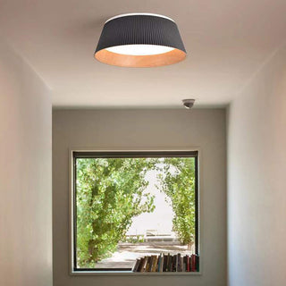 Resin Nordic ceiling light minimalist – modern flush close-up